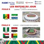 LES MATCHS DU JOURMARDI 11 FEVRIER 2022